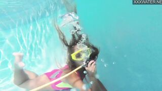 goddess swimming pool naked Russian erotics with Irina Poplavok