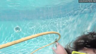 goddess swimming pool naked Russian erotics with Irina Poplavok