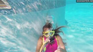 goddess swimming pool naked Russian erotics with Irina Poplavok