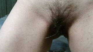 Sopping Soak and Unshaved Amateur Orgasms