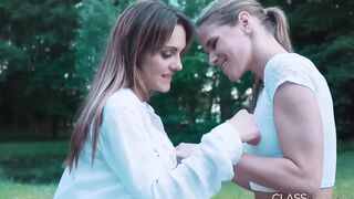 Young lesbians licking snatch and fingered
