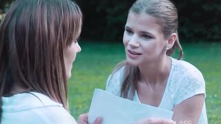 Young lesbians licking snatch and fingered
