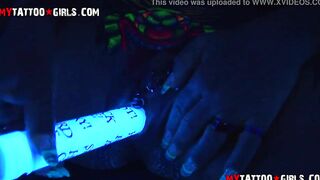 BlackWidow Blacklight solo masturbation