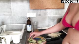 DoeGirls - Josephine Jackson Long Breasts Ukrainian Bombshell Private Workout Film And Twat Finger Fuck Orgasms