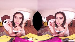 VRHUSH Ella Knox sex toys her tight twat inside VR