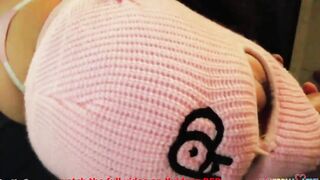 Young lovers. She blows her BF's long penis and then gets banged.