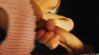 Young lovers. She blows her BF's long penis and then gets banged.
