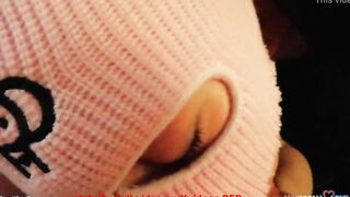 Young lovers. She blows her BF's long penis and then gets banged.