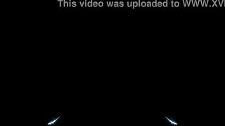 Solo Goddess with long titties, Loren is masturbating, into VR