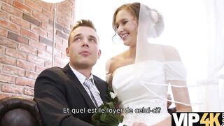 VIP4K. Un lovers marié décide de vendre la chatte de sa mariée à bon prix