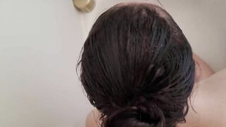 teenagers jizzed on hair bun hair bondage