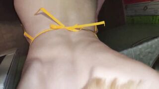 Kitchen fucked. Beauty blonde rough banged on kitchen table. julandjon