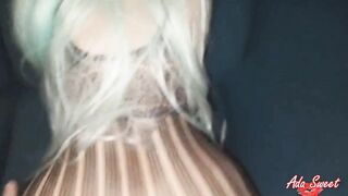 Curvy step sister makes him cum so much - long load