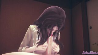Attack on Titans Animated 3D - Pieck Finger boobjob & Boned with cummed - Shingeki no Kyojin