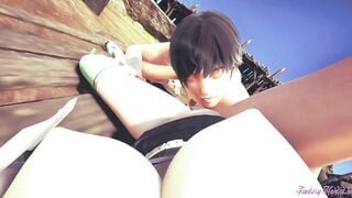 Kimetsu no Yaiba 3D - pov Mitsuri cunilinngus & Boojob