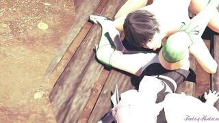 Kimetsu no Yaiba 3D - pov Mitsuri cunilinngus & Boojob