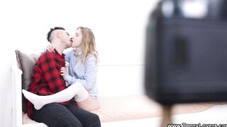 Teeny Couple - 18 Year Old Bombshell Light Fairy extreme erotic banged!