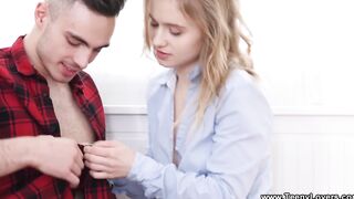 Teeny Couple - 18 Year Old Bombshell Light Fairy extreme erotic banged!