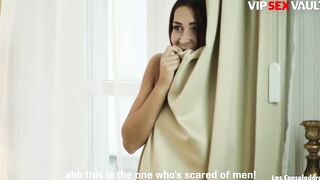 LOS CONSOLADORES - (Alexis Brill, Sicilia & Andy Stone) Shy 19 Year Old Hot Join Threeway With Spanish Lovers