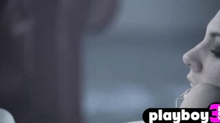 After Cutie masturbation sexy long jugs babes shared bro and played with him