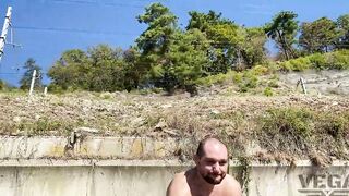 PICK UP YOUNG BIMBOS & MAKE GANG BANG SEX PARTY ON THE BEACH one