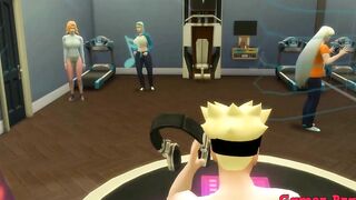 Cartoon Cosplay Porn Cap five makes a amazingly hot sex party into the gym while boruto makes them dj they finish everything fucking like dirty
