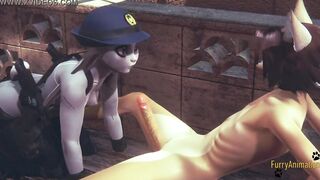 Zootropia Furry Cartoon 3D - Judy Hoops blows and is Boned by a Fox - Animation Porn