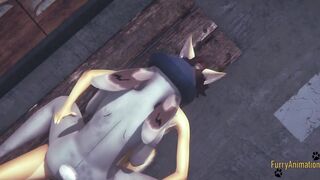 Zootropia Furry Cartoon 3D - Judy Hoops blows and is Boned by a Fox - Animation Porn