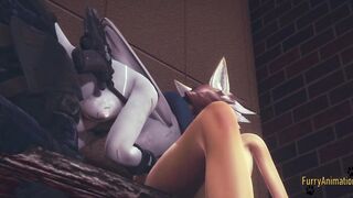 Zootropia Furry Cartoon 3D - Judy Hoops blows and is Boned by a Fox - Animation Porn