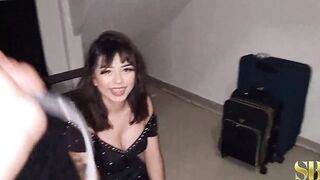 I warm up and make love to my chick before their performance at a table dance