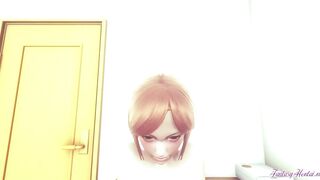 Jujutsu Kaisen Cartoon 3D - pov Nobara Kugisaki boobjob with blowing and fuck - Cartoon Manga Japanese Porn