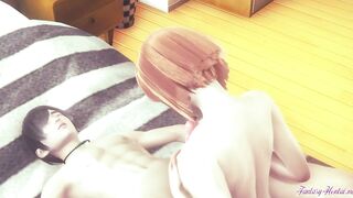 Jujutsu Kaisen Cartoon 3D - pov Nobara Kugisaki boobjob with blowing and fuck - Cartoon Manga Japanese Porn