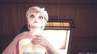 Frozen Animated 3D - Elsa Enjoying when her hooters are touched and pounded - Cartoon Manga Japanese Porn Disney