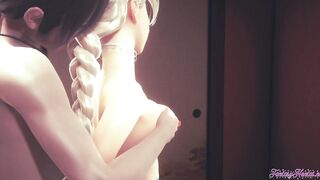 Frozen Animated 3D - Elsa Enjoying when her hooters are touched and pounded - Cartoon Manga Japanese Porn Disney