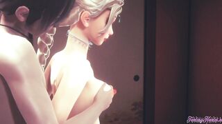 Frozen Animated 3D - Elsa Enjoying when her hooters are touched and pounded - Cartoon Manga Japanese Porn Disney