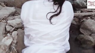Barely Legal Lovers Thailand Waterfall chinese Outdoors Sex Screwed With My Littel Adorable Mo