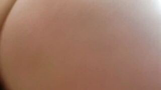 Pretty Hispanic with natural jugs gets twat cummed!