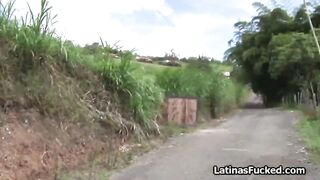 Perky Hispanic amateur liking big cock into her incredible mouth
