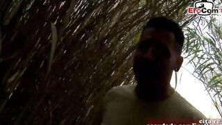 spanish slim amateur eighteen fucks outdoors