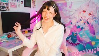 NAGATORO SHOWING OFF SEMPAI AGAIN WITH SEX TOY CONTROL AND SLOPPY HEAD COSPLAY DIRTYTALK