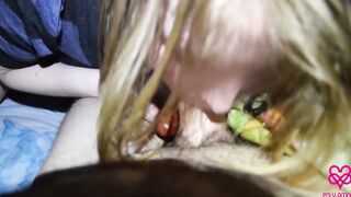 First time try put vibrator and cock inside Jasmine's vagina (with out sound)