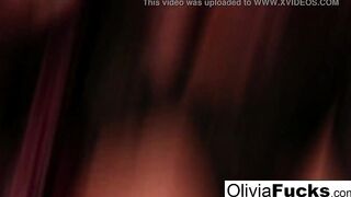 Christmas masturbation with big titted blonde Olivia Austin