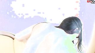 Curvy huge tit thot pounded anal and getting a pussy cummed after