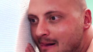 FREAKY HOSTEL - Barely Legal Blonde Fucks Stranger In The Bathroom