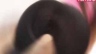 HORNYHOSTEL - Turned On German Maid Kim Kalash Seduced By A Gigantic Black Dick - LETSDOEIT