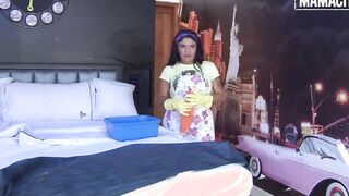 MAMACITAZ - PAWG Latina Maid Takes Landlord's Gigantic Cock