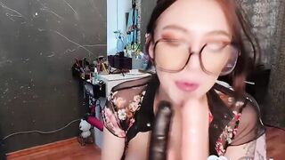 Practicing for my boyfriend on a sex sex toy