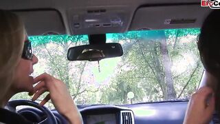 Huge Tit dark haired hoe with natural breasts getting a facial