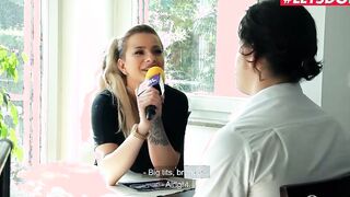 BUMSBESUCH - Long Jugs Porn Star goddess Susi Surprises Fan With goddess Sex - LETSDOEIT