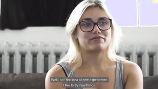 CASTINGFRANCAIS - Gigantic Butt Blonde Tries Fucking On Camera And Loves It - AMATEUREURO